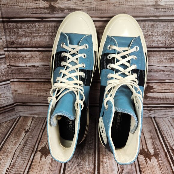 CONVERSE Chuck 70 Women's 9 High Top Love Graphic Celestial Teal Shoes 563471C - Picture 7 of 11